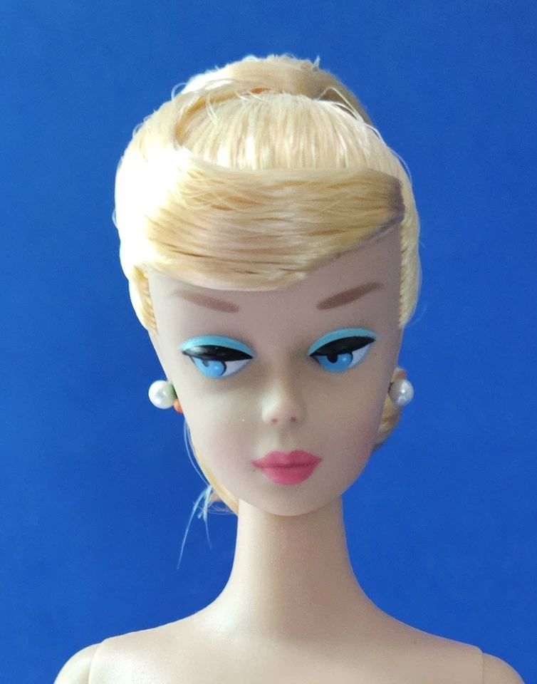 Vintage Barbie LEMON BLONDE Swirl Ponytail Doll Nude Reproduction RePRO - Image 4 of 4