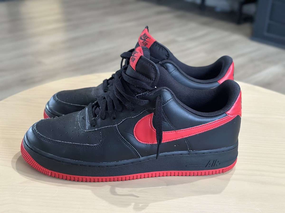 Shoe Air Force One Bred Nike Air Force Low Bred DC2911-001 Size 12