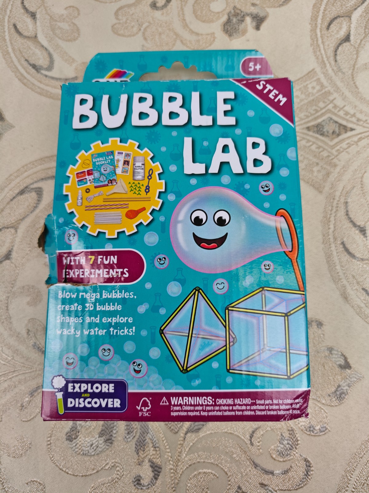 Galt Bubble Lab - Explore and Discover Science Kit for Kids - Packaging Damaged
