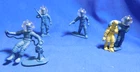 Vintage 1950s Marx Rex Mars Tom Corbett Playset  SPACEMEN+ HELMETS