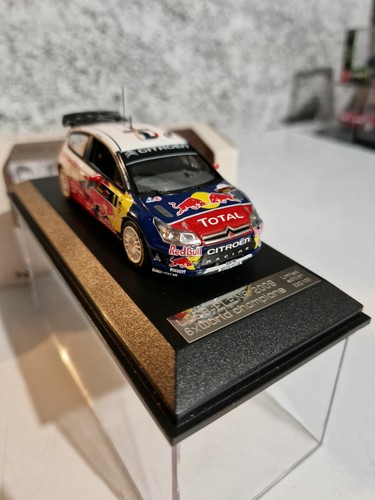 Norev 1:43e Citroën C4 WRC 2009 édition Limitée 100 Ex S.Loeb Rallye Chypre - Imagen 14 de 21