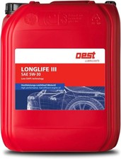 20 Liter OEST Longlife III SAE 5W-30 BMW Longlife 04, GM dexos 2, MB 229.52, Ope