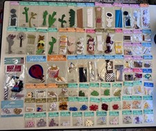 HUGE LOT JOLEES BY YOU 84 Packages Mixed Themes Flowers Plants Non-Adhesive NEW