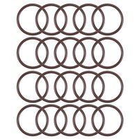 20 Fluorkautschuk O-Ringe 25Mm Od 21Mm Id 2Mm Breite Metrisch Fkm Dichtung