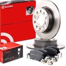 BREMBO Bremsenset Hinten Bremsscheiben Beläge für VW Golf V Schrägheck (1K1)