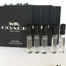 10 Coach New York Men EDT .05oz Spray Vails 10 pack 100 Authentic