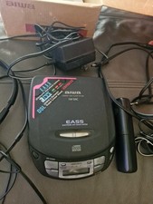 VINTAGE AIWA XP-500 Black 1st Gen Compact Disc Player EASS Anti Shock System Box