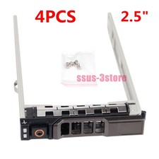 4pcs G176J 8FKXC 2.5" HDD Tray Caddy for DELL R620 R630 R710 R720 R730 R730XD