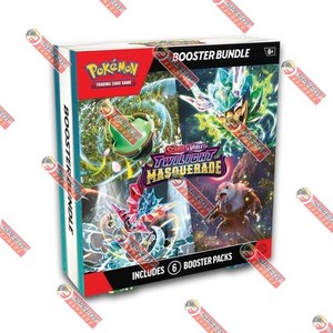 pokmon tcg twilight masquerade booster bundle box Blister Pack Uncover the mystery of the masked Legendary Pokemon Ogerpon Twilight Masquerade Booster Box |