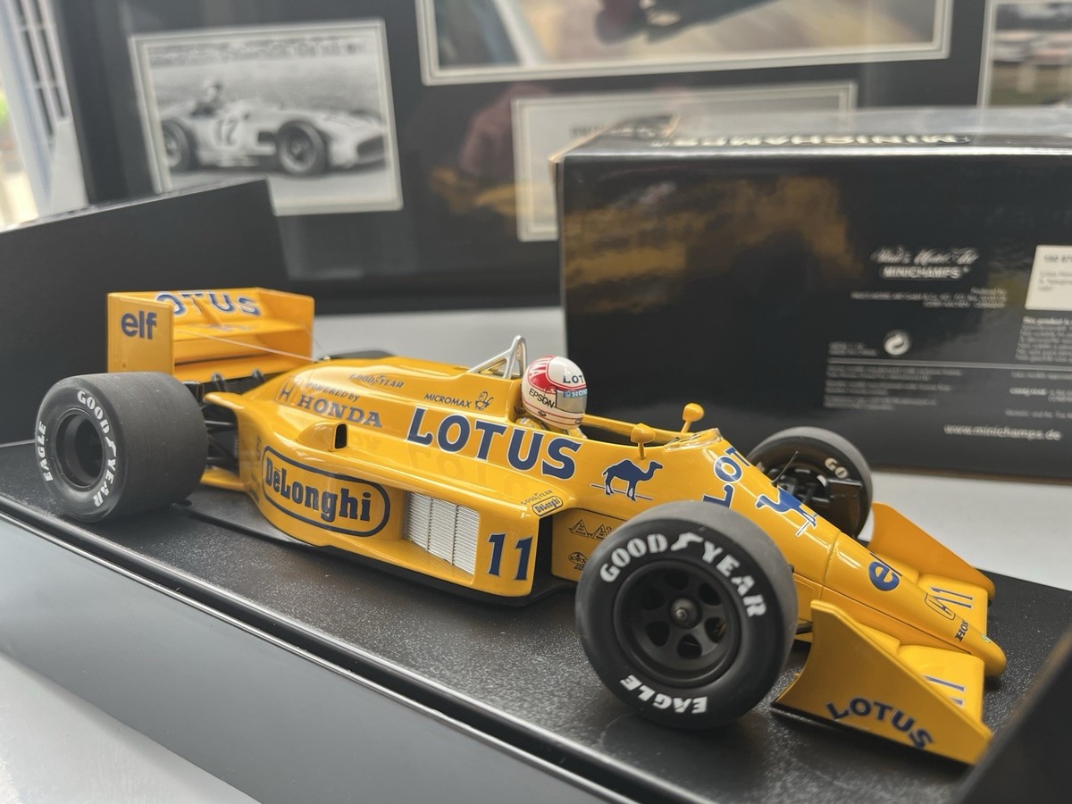 【美品】MINICHAMPS Honda 99T Lotus ＃1/18 Minichamps 1:18 LOTUS HONDA 99T AYRTON SENNA 1ST WIN MONACO