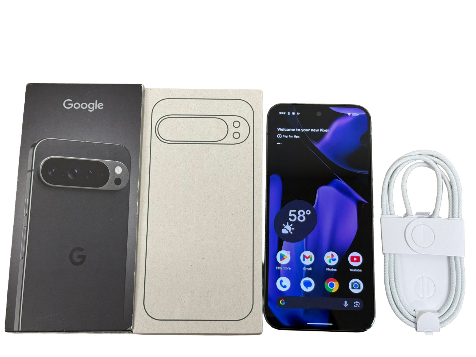 Google Pixel 9 Pro XL 128GB Factory Unlocked Open Box Obsidian Porcelain Hazel