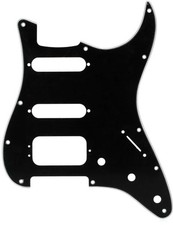 Fender 11-hole Modern-style Stratocaster H/S/S Pickguard- 3-ply Black