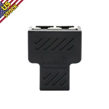 RJ45 Splitter Adapter 1 To 2 Ways Dual Female Port CAT5/6 LAN Ethernet Cable H