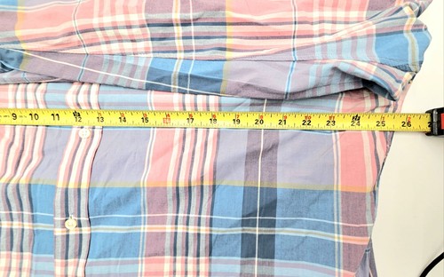 Ralph Lauren Shirt Men's XL 90s Green Red, Blue Plaid Classic Fit Button Up - Picture 12 of 12