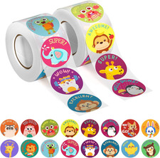 1000 Teacher Stickers - 16 Designs for Kids  Elementary