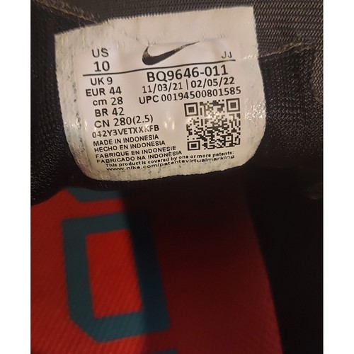 Nike Mens Air Zoom Pegasus 37 Off Noir Light Blue Fury Sneakers Size 10 - Picture 11 of 15