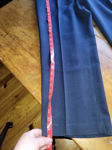 Pantaloni uomo Habands Fit-Forever taglia 38S blu vita flessibile eleganti pantaloni larghi nuovi con etichette - Foto 2 di 11