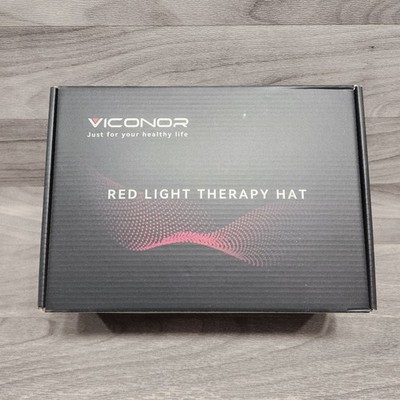 Viconor Red Light Therapy Hat Cap for Hair Growth, Black, New