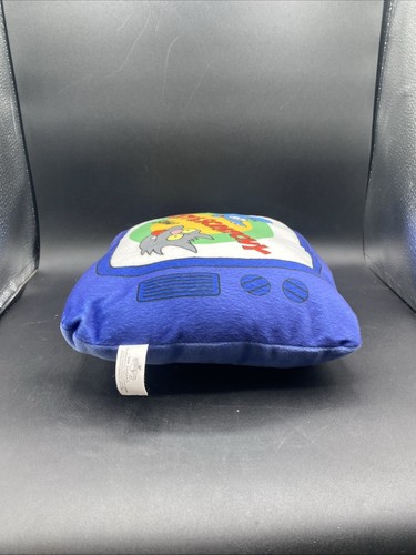 The Simpsons Itchy & Scratchy Show Plush Pillow Universal Studios 12”x10" - Picture 5 of 6