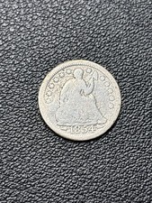 1854 Philadelphia Mint Silver Seated Liberty Half Dime
