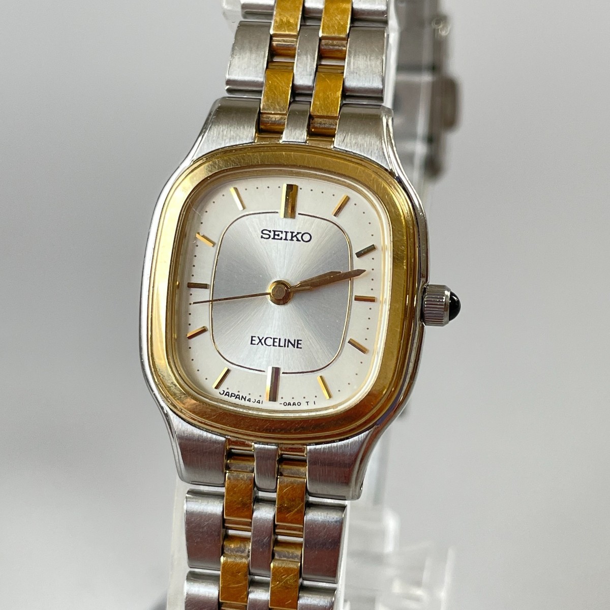 SEIKO Exceline Vintage 1991 [US Stock] 4J41-0AA0 Gold Quartz