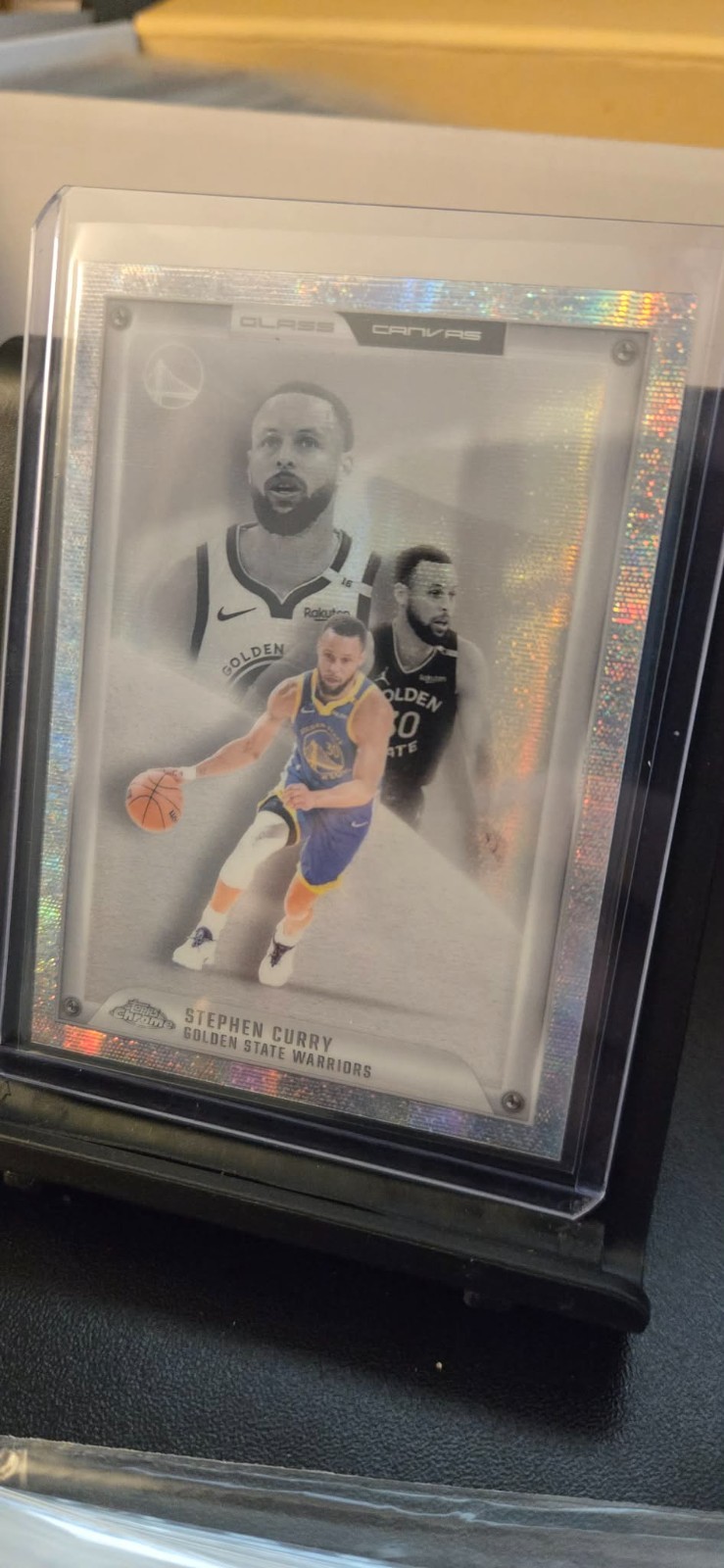 2025/26 Topps Chrome Basketball Stephen Curry Glass Canvas GC-6 CASE HIT SSP