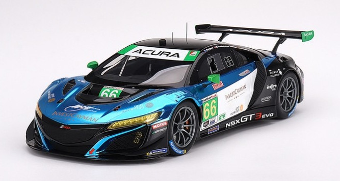 Voiture Miniature Acura NSX GT3 Evo22 Daytona 2022 Top Speed 1/18
