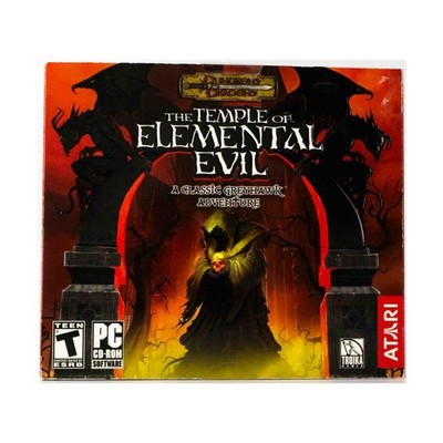Atari D&D Computer Game Temple of Elemental Evil (Small Box Ed) VG+/NM
