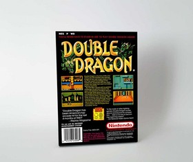 Double Dragon UKV PAL Nintendo Entertainmant NES Empty Replacement Box & Tray