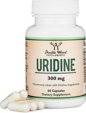 Double Wood Uridine Monophosphate for Brain Health and Memory -  Pack of 1 