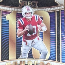 Panini 2025 Select Numbers Insert Drake Maye #15 New England Patriots NFL