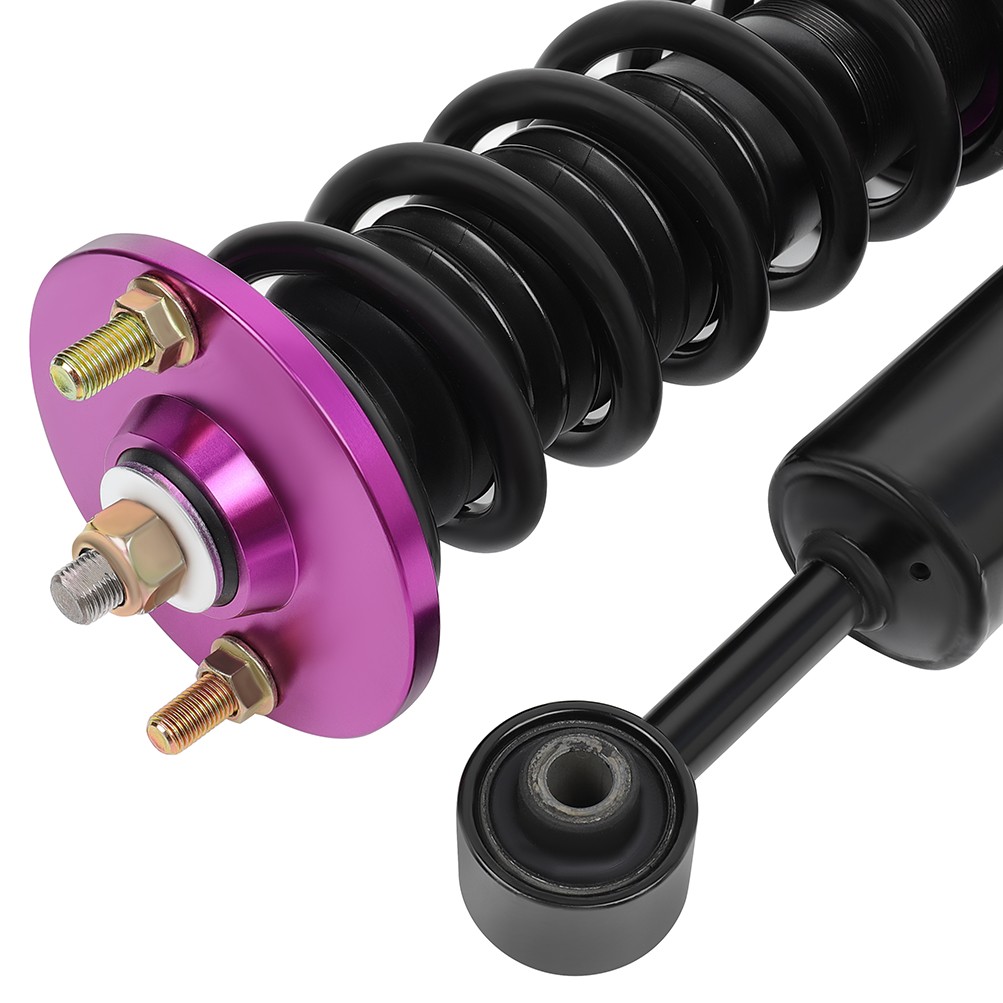 For 2003-2007 Honda Accord Struts Shock Absorber Adj Height Purple Coilovers