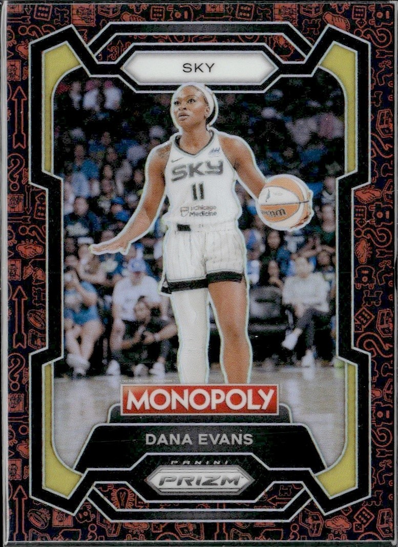 2024 Panini Prizm WNBA Dana Evans #55 Monopoly Red Icons