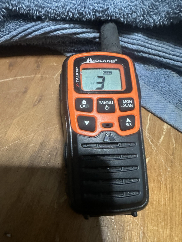 Midland X-Talker XT UHF Analog Handheld Two-Way Radio 22CH NOAA Black/Orange