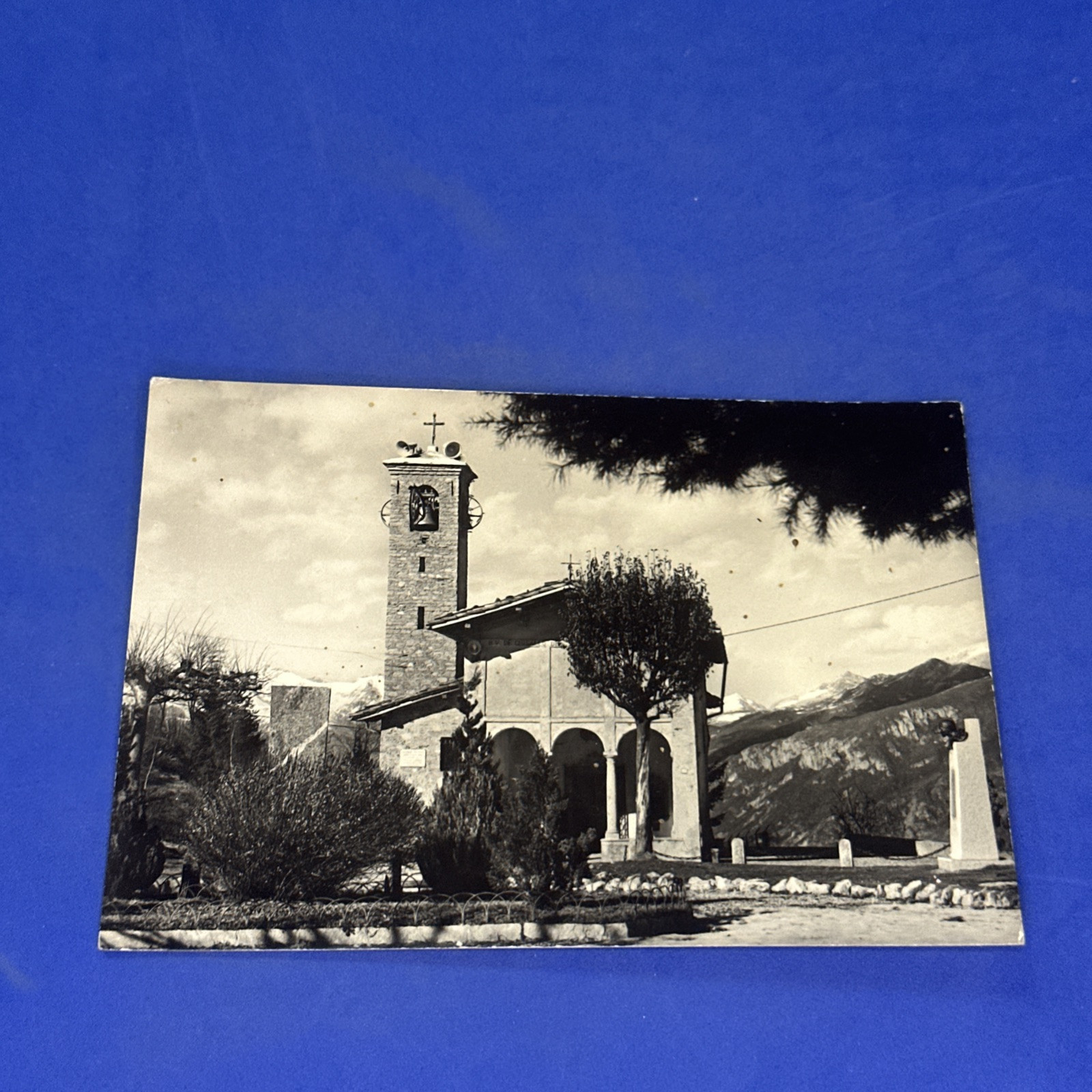 SANTUARIO MADONNA DEL GHISALLO PROTETTRICE CICLISTI  Cartolina Bianco e nero -