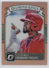 2016 Panini Donruss Optic Diamond Kings Orange 167/199 Brandon Phillips #7 0a7