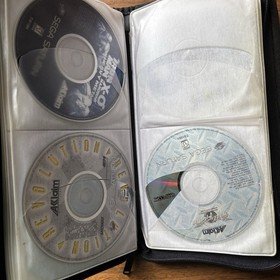 Sega Saturn Game Lot 21 Discs Only/The Crow, Toshinden, Warcraft NOT GREAT COND?