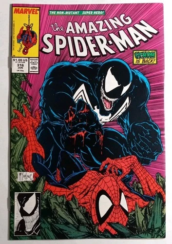 The Amazing Spider-Man #316 1st Venom Cover Todd Mcfarlane (1989) VF/NM