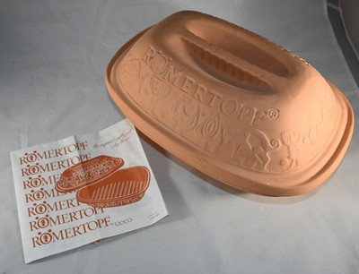 Römertopf-111 Reco Mexico 3-Ltr clay baker roaster for meat, bread; clean, used 