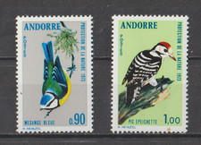 1973 ANDORRE 2 TIMBRES YVERT N° 232.233. Neuf**EXTRA