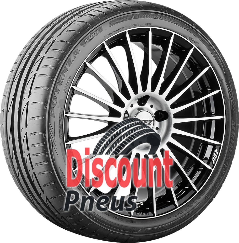 Pneu 205/50 R17 89W Bridgestone Potenza S001 RFT anti-crevaison toutes distances