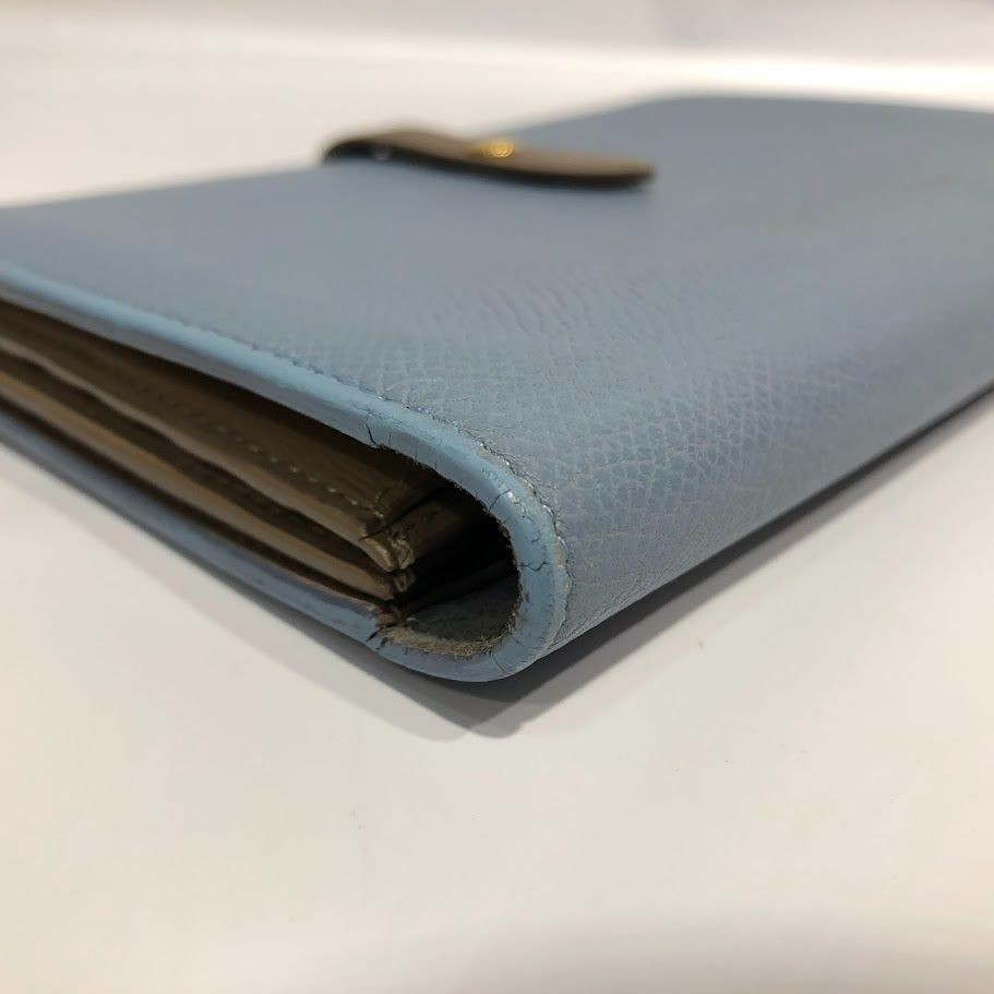 CELINE Large Multi Function Wallet Light Blue (99… - image 5