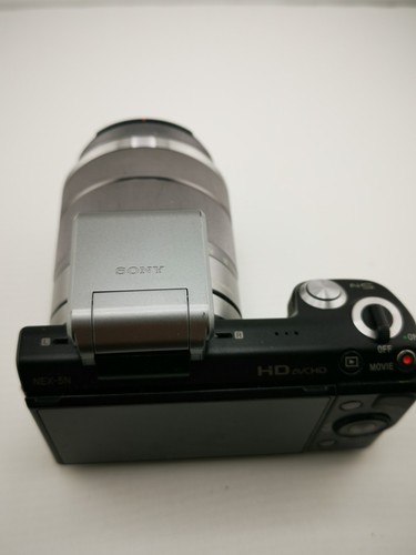 Sony Alpha NEX-5N 16.1MP Digital Camera Black Bundle 18-55mm, 55-210mm, Charger+ - Foto 10 di 19