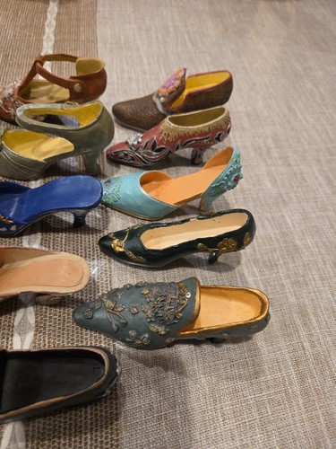 Lot of 16 Miniature Shoes High Heels by K's Collection - Picture 5 of 12