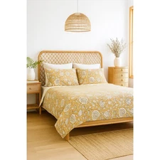Boho Bloom Luxe Quilt Set Queen/King