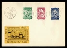 DR WHO 1950 FINLAND FDC FLOWER TB SEMI POST COMBO M82652