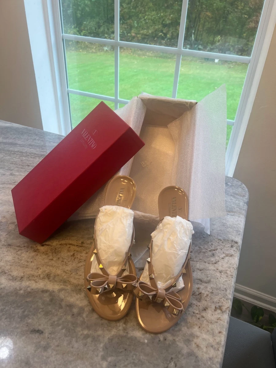 Valentino Women's Flip Flop Studded Sandals for sale | eBay