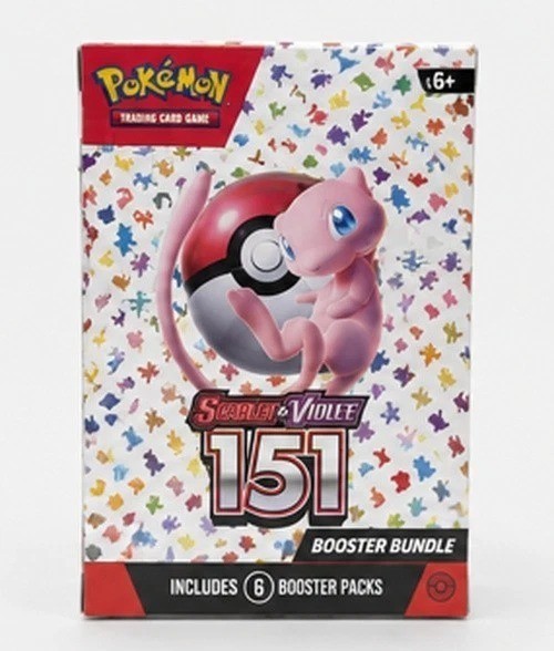 Pokémon TCG 151 Scarlet and Violet Booster Bundle Trading Cards Set - 6 Packs