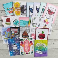 Assorted Handmade Greeting Cards with Envelopes - Set of 20 - 124