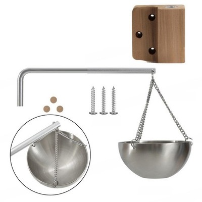 Saunaöl Diffusor Schüssel 200 ml Fassungsvermögen mit Schwenkarm und Zedernho